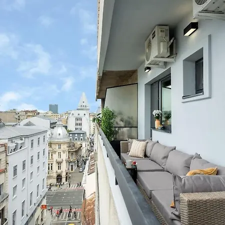 Luxurious 3br Flat - Amazing Views Terrace * Boekarest